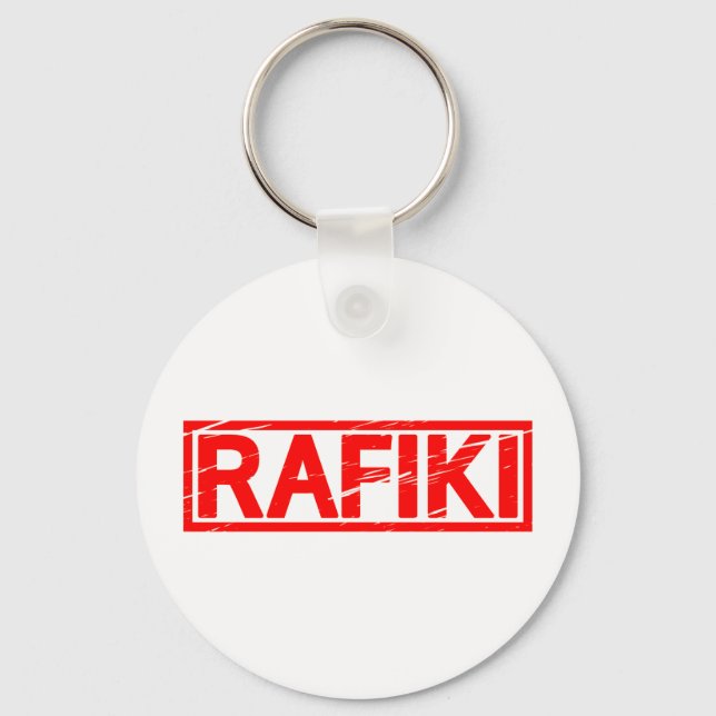 Rafiki Stamp Key Ring (Front)