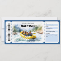 Rafting Experience Ticket Gift Certificate