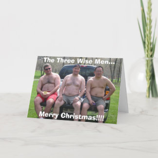 Rafting, Merry Christmas!!!!, The Three Wise Me... Holiday Card