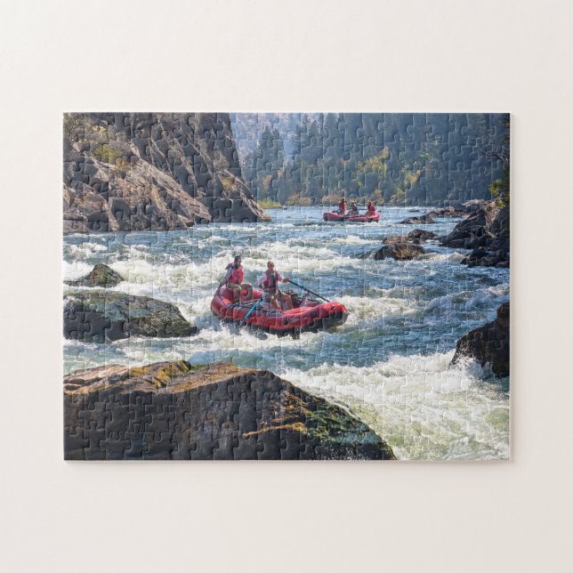 Rafting Montana. Jigsaw Puzzle (Horizontal)