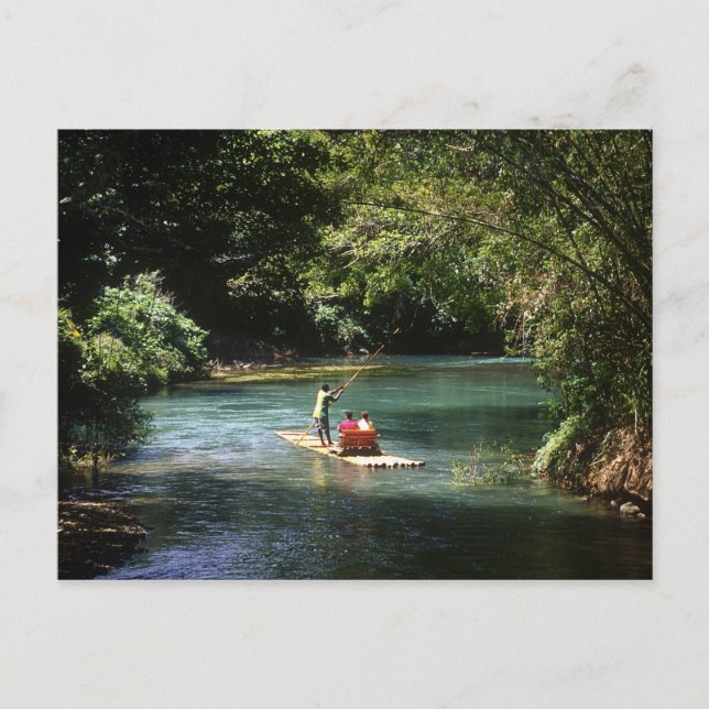 Rafting on the Martha Brae River, Falmouth, Postcard (Front)