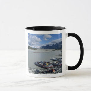 Rafting the Alsek River downstream Mug