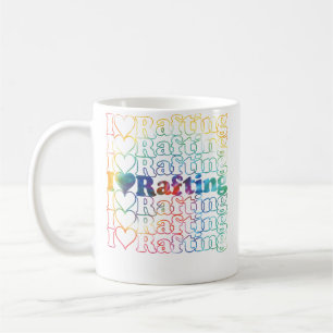 Rafting Tie Dye Cool Vintage Inspired Coffee Mug
