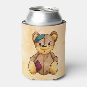Rag Doll Bear Can Cooler