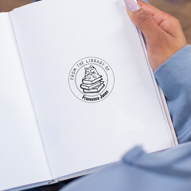 Rag Doll Cat, Book From the Library Of  Rubber Stamp (Creator Uploaded)