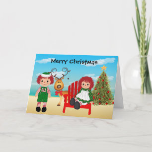 Rag Doll Christmas Card
