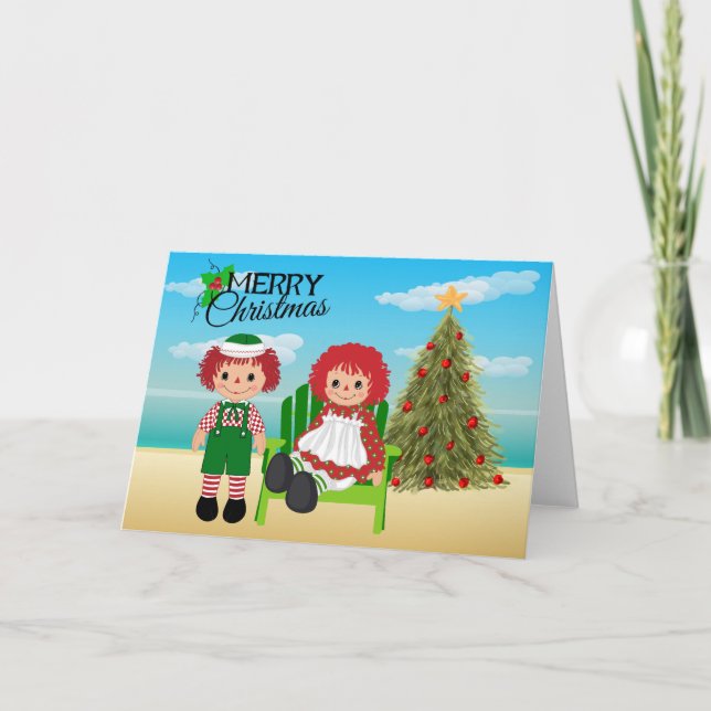 Rag Doll Christmas Card (Front)