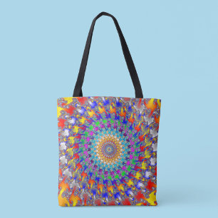 Rag Rug Fractal  Tote Bag