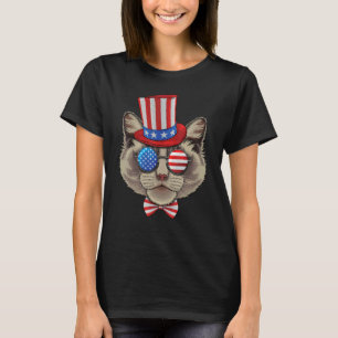 Ragdoll 4th Of July American Ragdoll Cat Usa Uncle T-Shirt
