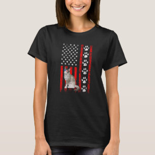 Ragdoll Cat 4th Of July Patriotic American Flag Pa T-Shirt