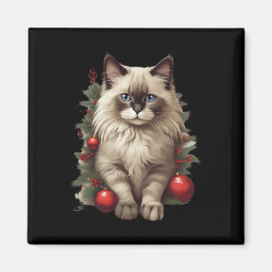Ragdoll Cat Christmas Byubles Magnet