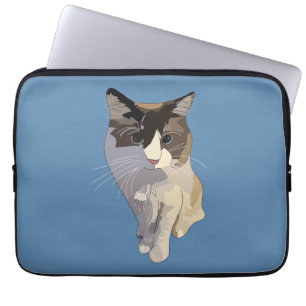 Ragdoll cat, Dusty Blue Laptop Sleeve