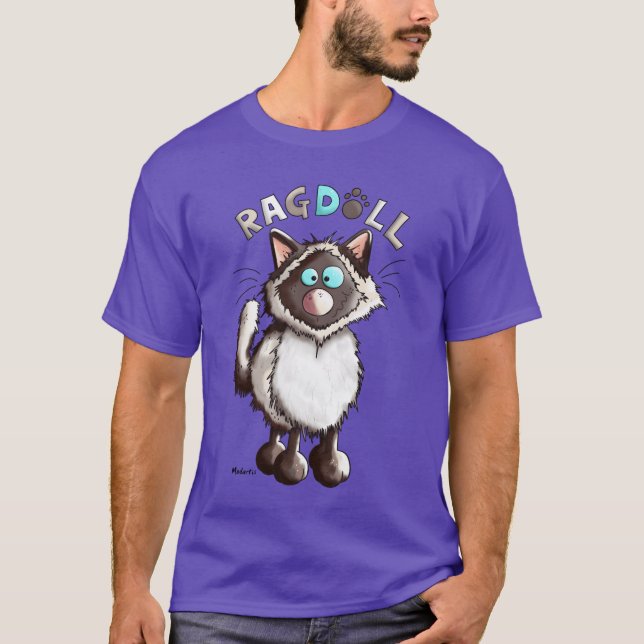 Ragdoll Cat friends T-Shirt (Front)