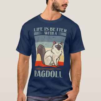 Ragdoll Cat Gift Kitten Owner Lover T-Shirt