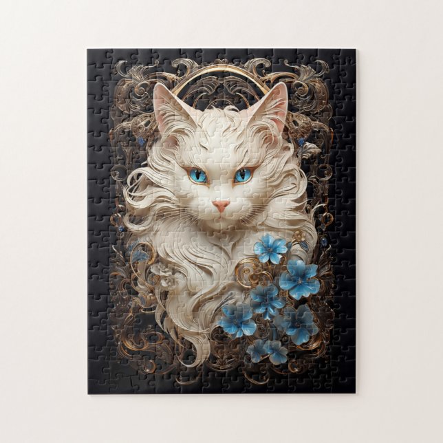 Ragdoll cat jigsaw puzzle (Vertical)