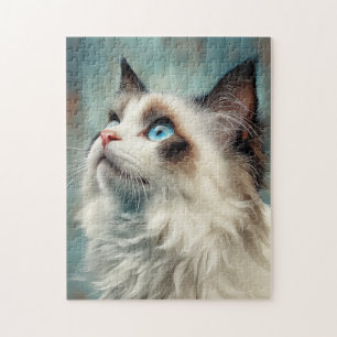 Ragdoll cat jigsaw puzzle