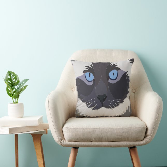 Ragdoll Cat Kitty Ragdoll  Cushion (Chair)