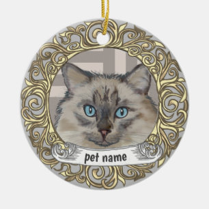 Ragdoll Cat  Loving Memory ornament