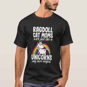 Ragdoll Cat Magical Caticorn Unicorn Funny Rescue T-Shirt