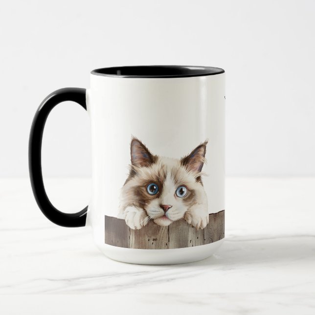 Ragdoll Cat Mug (Left)