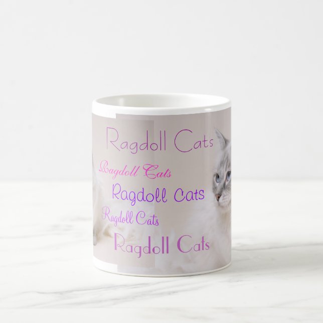 Ragdoll Cat Mug (Center)