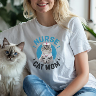 Ragdoll Cat "Nurse Cat Mum" T-Shirt