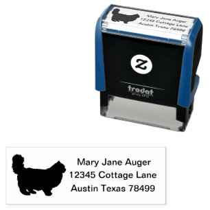 Ragdoll Cat Personalised  Self-inking Stamp