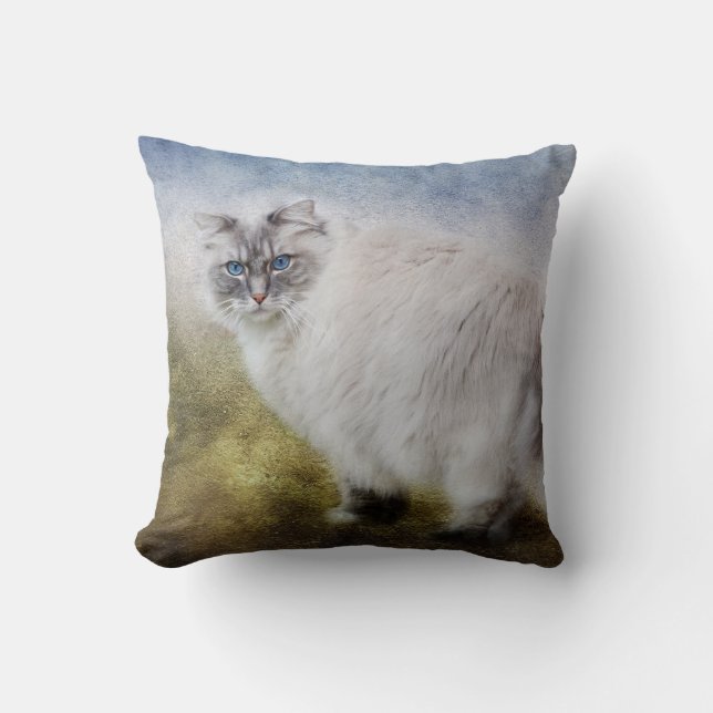 Ragdoll Cat Pillow (Front)