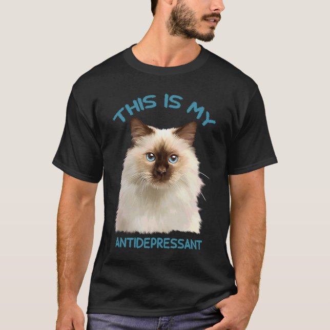Ragdoll Cat T-Shirt (Front)