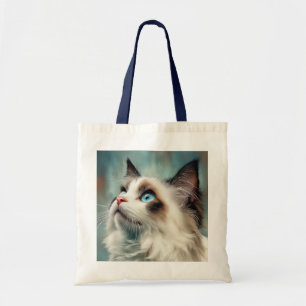 Ragdoll cat tote bag