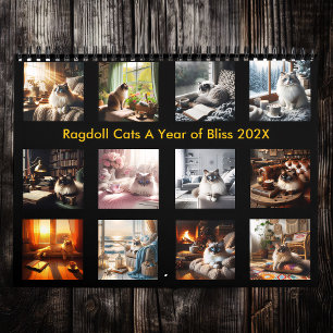 Ragdoll Cats A Year of Bliss 2025 Calendar