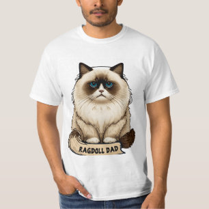 Ragdoll dad couch T-Shirt
