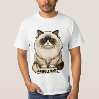 Ragdoll dad couch T-Shirt