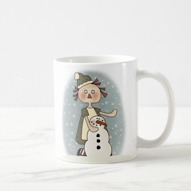 Ragdoll First Snow Coffee Mug (Right)
