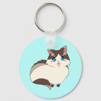Ragdoll for Life Key Ring