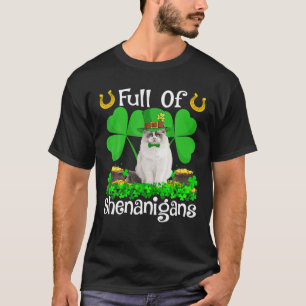 Ragdoll Lover Full Of Shenanigans Ragdoll St Patri T-Shirt