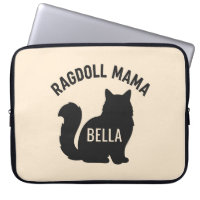 Ragdoll Mama Cat Silhouette Personalised Name