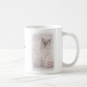 Ragdoll mug pink