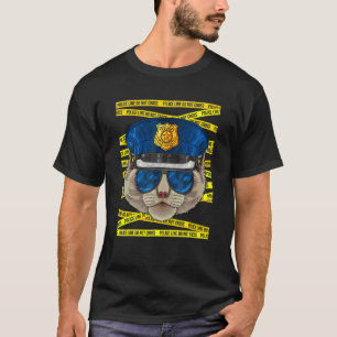 Ragdoll Police Officer Policeman Police Cat T-Shirt