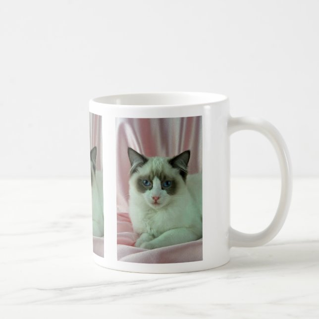 Ragdoll, seal bi-colour coffee mug (Right)