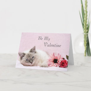 Ragdoll Valentine Card
