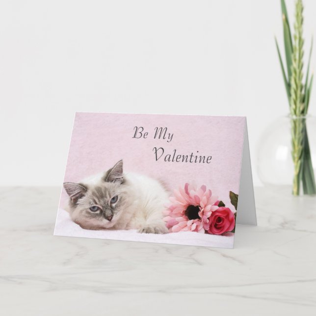 Ragdoll Valentine Card (Front)