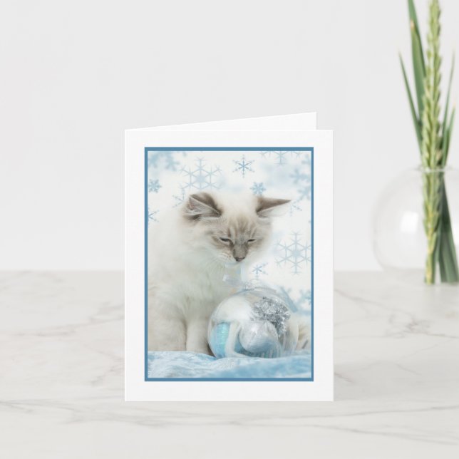 ragdoll winter notecard (Front)