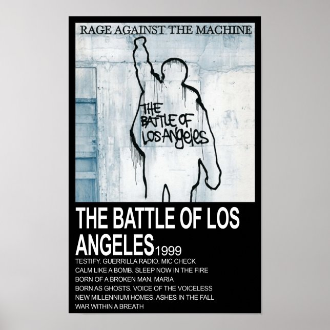 Rage Against the Machine Band Poster (Front)