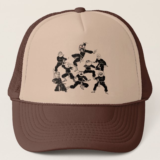 Rage Comic Faces Meme Ninja Gang Hat (Front)
