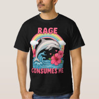 rage consumes me dolphin  meme