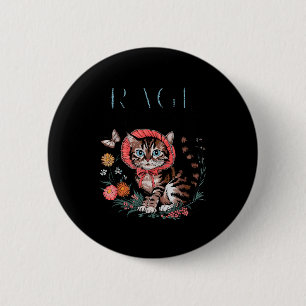 Rage Consumes Me Funny Cat Meme 6 Cm Round Badge