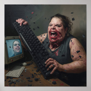 Rage Error: System Failure - Ctrl Alt Delirium Poster