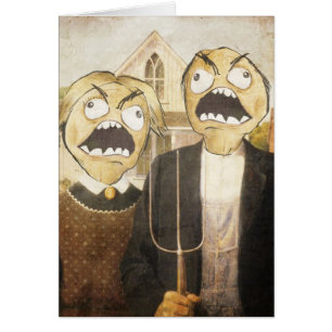 Rage Face Meme Face Comic Classy Painting