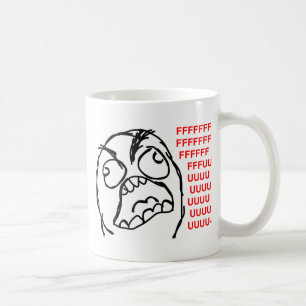 rage face rage comic meme lol rofl coffee mug